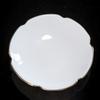 Portavasos de Té Porcelana Blanca Posavasos Pequeño Portavasos Cerámica Jade Sebo Juego de Té Kung Fu Taza de Té Cero Combinación Almohadilla Creativa Aislamiento Térmico