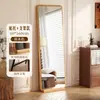 Espejo de cuerpo entero de segunda mano, Espejo de suelo a techo, Espejo de lujo de alta gama accesible para el hogar, Espejo de pared para vestidor, Espejo simple de tocador para habitación de niñas