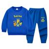 Meninos e Meninas Outono Use Sweater Calças Set 2022 Primavera e Outono Novo Bebê Infantil Outono Casual Moda Conjunto de Duas Peças