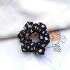 Novo Retro French Colon Sweet Wave Dot Hair Rope Ins Outono e Inverno Leopard Adulto Banda de Couro High-end Acessórios de Cabelo