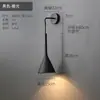 Lámpara de araña de mesita de noche para dormitorio Estilo nórdico Moderna Simple Creativa Lámpara de pared para pared trasera de sala de estar Lámpara de araña pequeña de una cabeza Lámpara de comedor