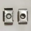Tuerca de inserción para tubo cuadrado de chapa metálica conector de soldadura interior de tubo pieza dentada de rosca interior acero inoxidable manguito interior de tubo redondo rosca tuerca empotrada