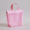 Bolsa de malla cosmética de viaje, portátil, organizador de artículos de tocador de gran capacidad, bolsa de ducha de viaje, bolsa de malla de mano para guardar artículos diversos