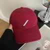 Gorra de béisbol azul marino estilo coreano con bordado de corte para mujer, nuevo sombrero para cabeza grande, ala ancha, cara pequeña, gorra de moda