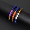 Joias Europeias e Americanas Aliexpress Pulseira de Pedra Olho de Tigre Lápis Lazúli Transfronteiriça Temu Pulseira da Moda Fabricante Atacado Joias de Mão