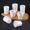 Taza de melamina comercial de plástico blanco anticaída, para hotel, restaurante, taza de porcelana de imitación, taza para vino, taza para bebidas.