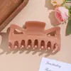 Pinza para el Cabello Sencilla de Purpurina Fina de Tamaño Grande para Mujer, Pinza de Tiburón Mariposa de Gama Alta para Recogido en la Parte Trasera de la Cabeza, Venta al por Mayor de Accesorios para el Cabello