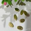 Acessórios de cobre DIYT atacado cauda cadeia/cadeia de extensão fechamento gota de água Oval tag pingente pequeno 5.* 9mm