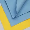 Paños de Limpieza de Vidrio de Coche Recubiertos de Cristal al por Mayor 15*15 Paño de Limpieza para Gafas y Relojes Terciopelo de Doble Cara Tela de Terciopelo Recubierta de Cristal Antivaho