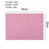 Almohadilla desechable para arte de uñas transfronteriza, 50 piezas de almohadilla de limpieza de mesa reutilizable rosa, 3 capas de tela impermeable para uñas