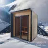 Venda Direta de Fábrica B&B Hotel Sauna Tradicional Externa Pode Ser Pintada Madeira de Abeto Cedro Vermelho Madeira Finlandesa