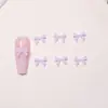 Mini Laços Pequenos Decorações para Unhas Resina Pequenos Acessórios Brinco DIY Gola Fluida Gravata Acessórios para Unhas Versátil