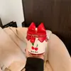 Nueva Bolsa Infantil para Niña Princesa Linda Dulce Estilo Chanel Cadena de Hombro Mini Bolso Bolso Cruzado con Lazo