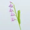 Campanilla de Viento Orquídea Hilo Acabado Hecho a Mano Flor de Orquídea de Cuatro Cabezas Estilo Ins Hogar Lujo Ligero Restaurante Decoración de Arreglo Floral