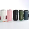 Nueva Taza Térmica de Acero Inoxidable 304 Transfronteriza Portátil Doble Vacío Segunda Generación Taza de Café para Exteriores Coche Taza de Coche