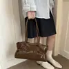 Bolso de Axila Retro de Aspecto Elegante para Mujer, Nuevo Estilo Primavera 2026, Bolso Tote Simple de Gran Capacidad, Bolso de Hombro
