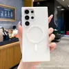 Funda Magnética Jelly Transparente Adecuada para Teléfono Móvil Samsung S26/S26Plus/S26Ultra