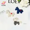 Nuevos Accesorios de Muñeco de Perro de Tela Rellena de Algodón de Dibujos Animados Lindos, Accesorios de Decoración para Bolsos y Ropa, DIY