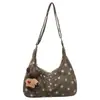 Transfronterizo 2026 Nuevo Vintage Diseño Nicho Bolso Dumpling Moda Lunares Bolso Cruzado Bolso de Hombro para Viajes Cotidianos