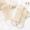 Exfoliante de Espalda de Algodón y Lino Premium Tira Larga Eliminación Fuerte de Suciedad Unisex Toalla de Baño Exfoliante de Espalda Herramienta Mágica Venta al por Mayor