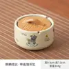 Cinzeiro Criativo Chinês com Tampa, Cinzeiro Retro Anti-Cinzas, Copo Grande para Cigarros de Luxo Acessível de Escritório