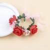 Fresco nuevo brazalete de flor de muñeca para actuación de baile guirnalda flor de la novia flor de actuación pulsera para niños de viaje al por mayor