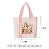 Bolsa de Mão Doce Paraíso Mengguo, Bolsa de Desenho Animado Fashion de Alto Valor para Mulheres, Bolsa Versátil de Lona, Bolsa de Ombro com Abertura Superior para o Dia a Dia