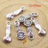 Nuevo colgante de aleación colgante pensamiento deseoso caramelo Campana garra de gato Loto collar pulsera accesorios punto al por mayor