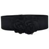Flor de Chifón Cinturón Ancho Sello de Cintura Combinación Perfecta Decorativo Flor Grande Suelto para Mujer Cinturón Ancho Decoración de Cintura Ropa de Espectáculo Flor de Cintura