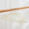 Cabide para Roupas de Loja de Roupas Antiderrapante Semicircular Revestido por Imersão Cabide Sem Marcas Cabide Doméstico Espessado Cor Dopamina