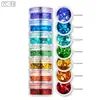 Comercio exterior 7 capas botella unida brillo para uñas lentejuelas brillo grande polvo de cebolla joyería para uñas accesorios de diamante