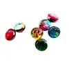 Aleación de Titanio ASTM F-136 1.2mm Escama de Pez Siete Colores Rosca Interna G23 Cabezal de Repuesto para Piercing de Lengua Joyería Transfronteriza