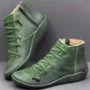 Botas Femininas de Cano Curto Planas Casuais Confortáveis Outono/Inverno 2025 Botas Cor Nude Comércio Exterior Transfronteiriço Tamanho Grande Amazon Botas Curtas Retrô Femininas