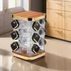 Suporte Rotativo para Temperos Doméstico Cozinha Garrafa de Tempero Pote de Tempero Conjunto Pote de Tempero Utensílios de Cozinha Exportação Transfronteiriça Atacado