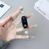 A Nova Série de Cores Starlight é Adequada para Pulseiras do Relógio Xiaomi Mi Band 8/9, Pulseiras de Relógio Inteligente com NFC de Aço Inoxidável Metálico