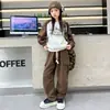 Traje Deportivo para Niñas Primavera y Otoño 2025 Nueva Moda Niños Grandes Niñas Ropa de Trabajo Estilo Coreano Estilo Extranjero Ropa Casual para Niños