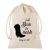 2026 Bolsillo Nuevo con Cordón Kit de Resaca para Despedida de Soltera Bolsa de Regalo para Fiesta de Boda Bolsa de Algodón Sellada para Vacaciones