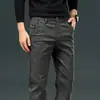Pantalones Casuales para Hombre Verano Estilo Delgado 2026 Nuevos Rectos Sueltos Largos Pantalones de Negocios Algodón Puro de Gama Alta Pantalones Largos