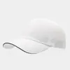 Gorra de sol de nailon de secado rápido, nueva para primavera y verano, moda para hombre y mujer, gorra de sol de malla transpirable, gorra de béisbol de color liso
