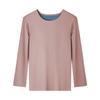 Ropa Interior Térmica Sin Costuras para Hombre Otoño e Invierno para Hombre Sencilla Delgada 120 Ropa de Otoño para Hombre Manga Larga Camiseta Base para Niño