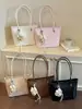 Bolso casual de axila estilo coreano para mujer, nuevo bolso tipo cubo de moda verano 2026, bolso de hombro tote simple de gran capacidad