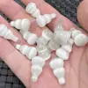 Pingente de jade pingente de cabaça opala branca pingente de cabaça branca sem furo acessórios para pulseira colar grampo de cabelo