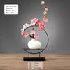 Fábrica direta Zen ferro frame vaso decoração casa barraca fonte novo estilo chinês estudo varanda Escritório da empresa