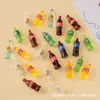 Botellas grandes de cola y Sprite, botellas de bebida realistas en miniatura, suministros para manualidades DIY, pegamento cremoso, accesorios creativos para tiendas de conveniencia