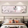 Nueva Pintura Colgante de Cabecera para Dormitorio Hogar Cálido Chino Paz y Alegría Dormitorio Principal Sala de Estar Pintura Decorativa Hotel B&B Caligrafía y Pintura Mural