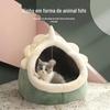 Pacote semifechado universal Four Seasons ninho de gato fofo ninho de gato de celebridade da Internet ninho de cachorro ninho de cachorro quente de inverno ninho de cachorro ninho de animal de estimação atacado