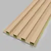 Painéis de grade madeira-plástico com veios de madeira maciça, grade de fibra de bambu-madeira, painel de fundo de TV sem pintura, painéis pequenos da Grande Muralha, painéis de proteção de parede, grade