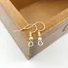 Materiais e Acessórios para Fazer Joias DIY com Contas para Fazer Brincos, Incluindo 100 Contas Redondas, Ganchos de Orelha Metálicos Frescos de Nicho Retrô