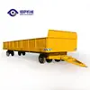 Camión plataforma de transferencia de fábrica remolque de transporte de cuatro ruedas herramienta de envío de materiales camión de remolque gancho de tracción remolque plataforma