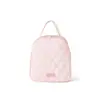 Bolsa térmica de color liso con patrón de diamantes, bolsa de almuerzo de papel de aluminio engrosado, bolsa portátil para lonchera para ir al trabajo, bolsa de almuerzo para estudiantes con asa